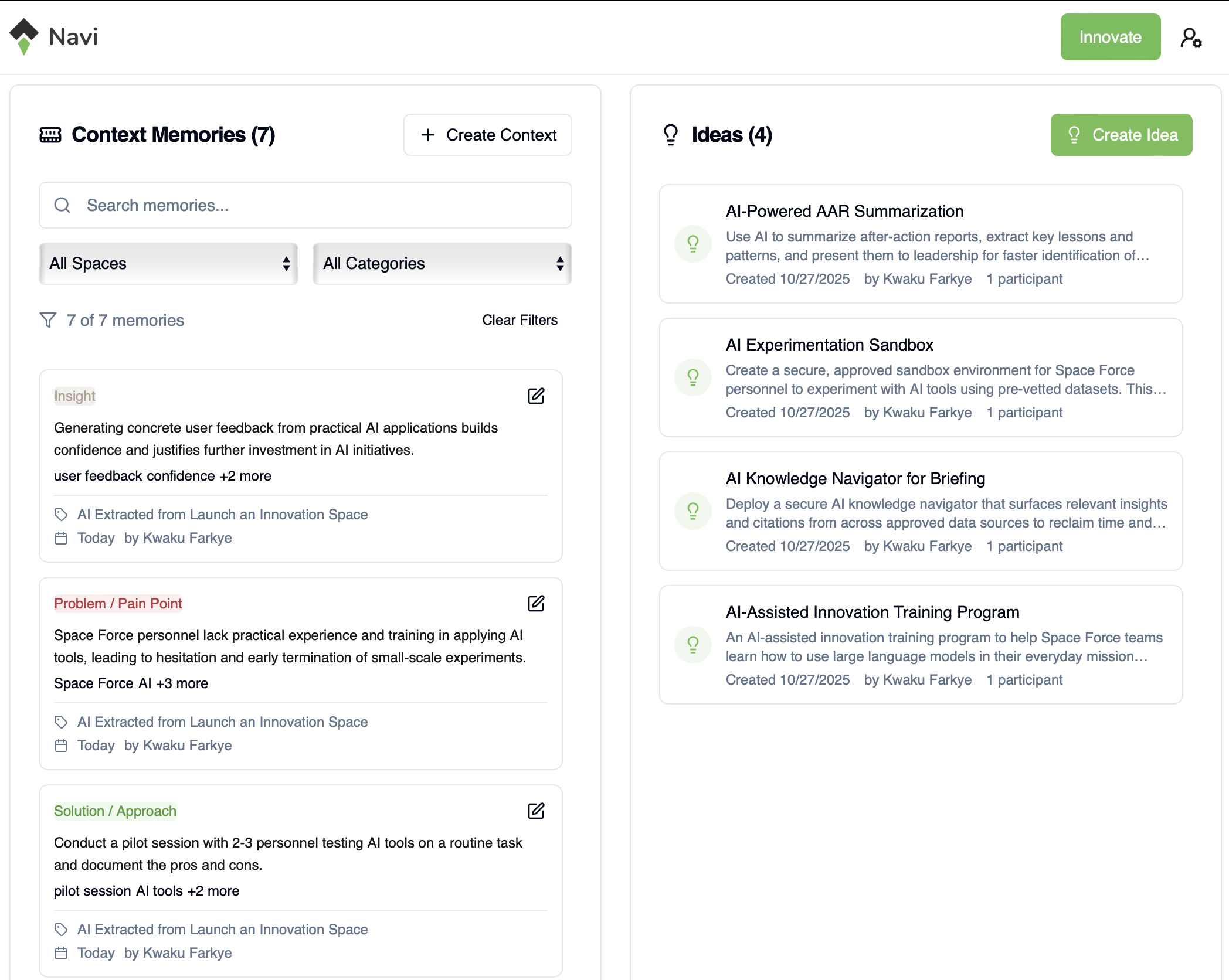Organized collaboration